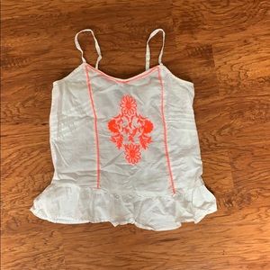 Cotton Express Floral Tank Top
